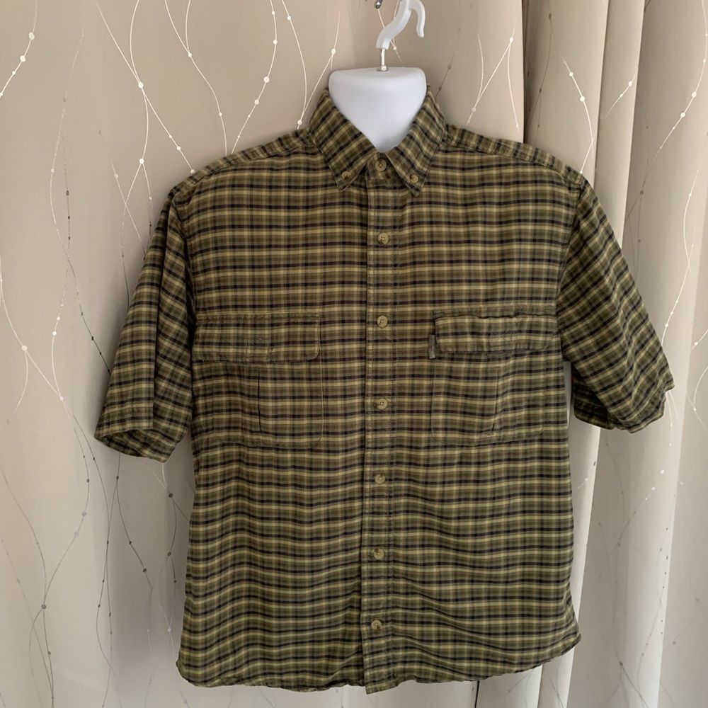 Woolrich plaid Light Olive Workshirt